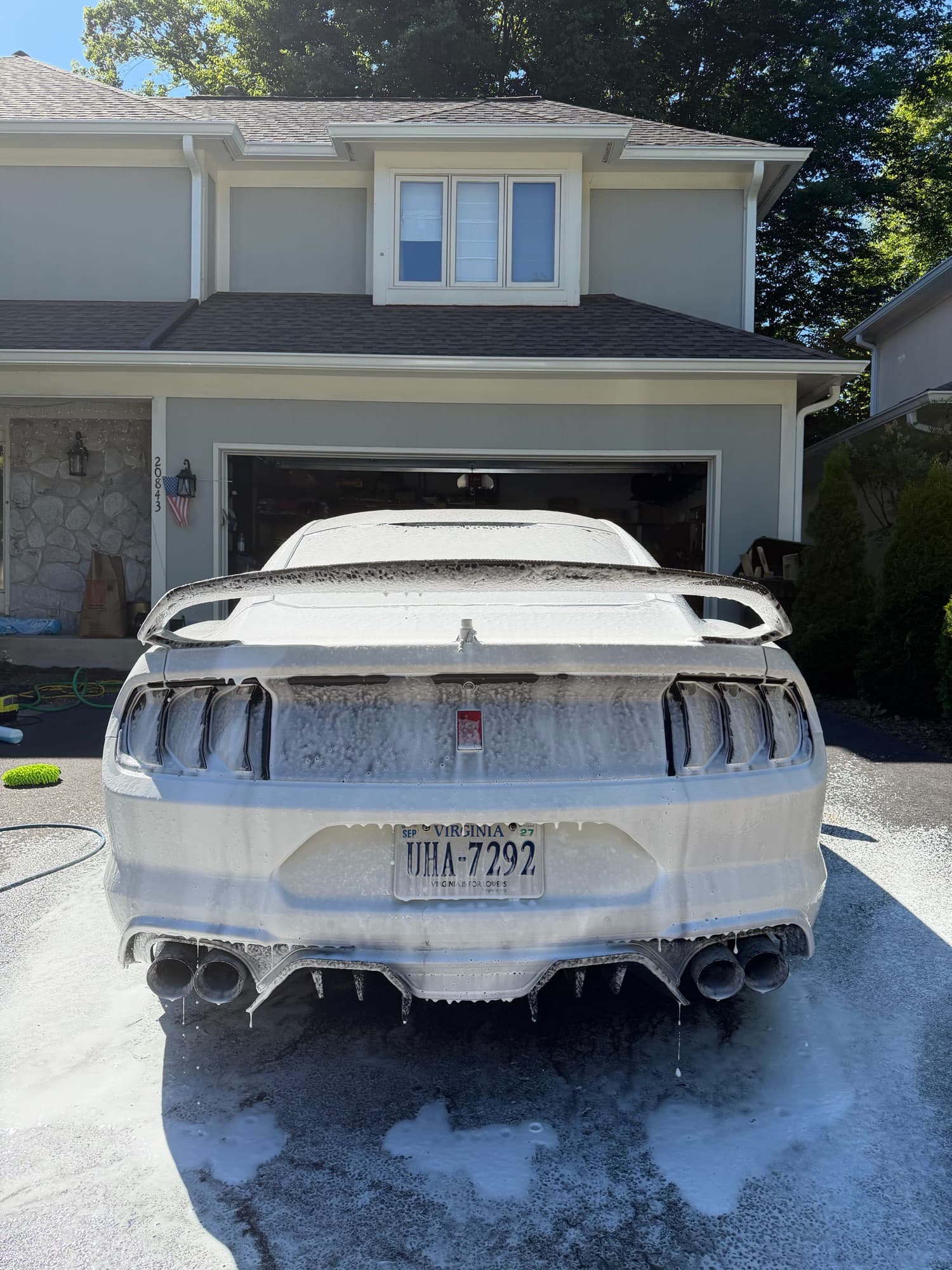 Mustang before