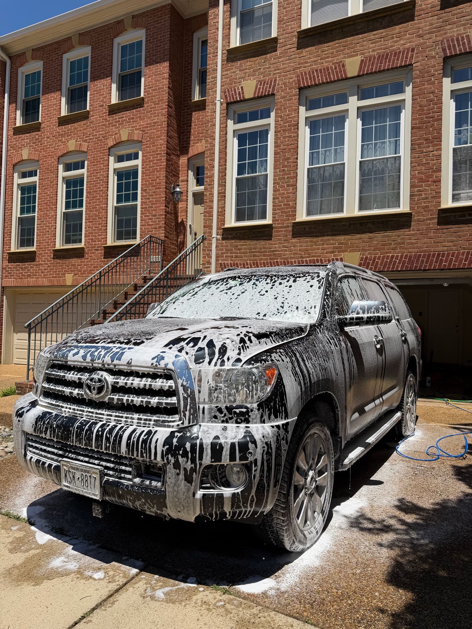 Toyota Sequoia mid-wash